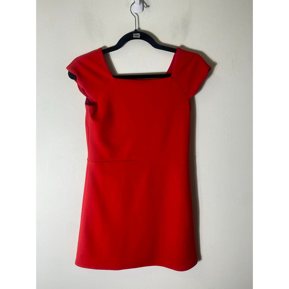 Red Girls' Cap-Sleeve Dress - Brand